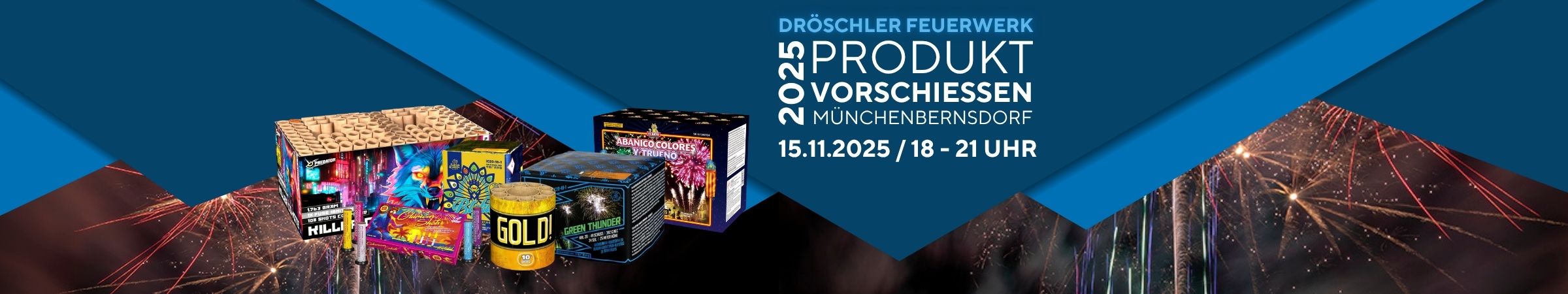 Dröschler Feuerwerk Vorschießen 2025